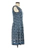 Max Studio Paisley Blue Casual Dress Size S - photo 4