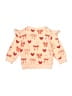 Unbranded Hearts Pink Sweatshirt Size 80 cm / US 12-18 MO - photo 2