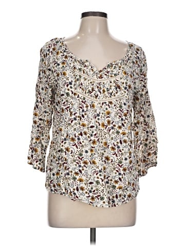 Mossimo Supply Co. 3/4 Sleeve Blouse (view 1)