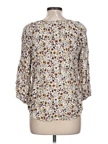 Mossimo Supply Co. 3/4 Sleeve Blouse (view 2)