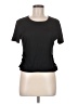 Apana Black Short Sleeve Top Size M - photo 1