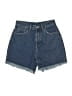 Shein Blue Denim Shorts Size 4 - photo 1