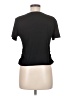 Apana Black Short Sleeve Top Size M - photo 2