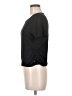Apana Black Short Sleeve Top Size M - photo 5