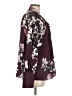 Natori 100% Polyester Floral Burgundy Long Sleeve Blouse Size L - photo 4
