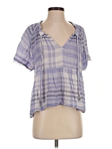 Pilcro by Anthropologie Short Sleeve Blouse (view 1)