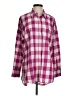 Maeve by Anthropologie 100% Cotton Checkered-gingham Pink 3/4 Sleeve Button-Down Shirt Size XS - photo 1