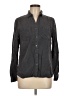 Tinsel 100% Lyocell Gray Long Sleeve Button-Down Shirt Size M - photo 1