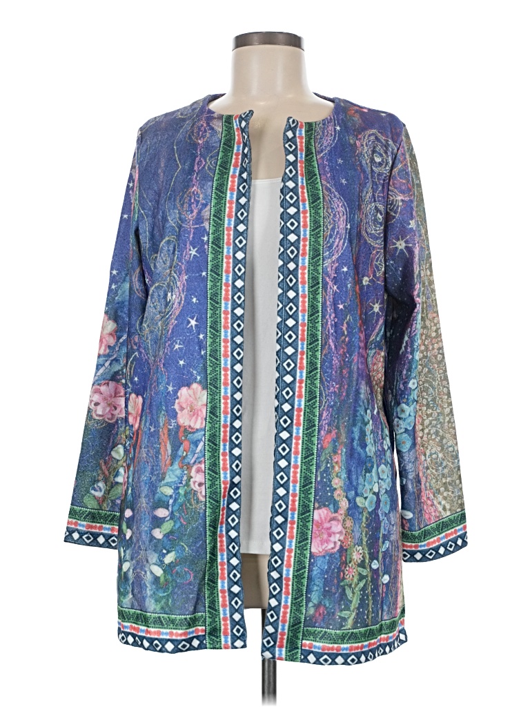 Pre-owned Unbranded Cardigan Sweater In Blue