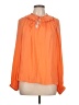 J by Joie 100% Polyester Orange Long Sleeve Blouse Size L - photo 1