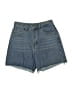 Shein Blue Denim Shorts Size 4 - photo 1