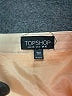 Topshop 100% Polyester Orange Casual Skirt Size 6 - photo 4