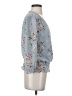 Eclair 100% Polyester Blue 3/4 Sleeve Blouse Size S - photo 4