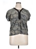Rock & Republic Camo Gray Short Sleeve Henley Size XL - photo 1