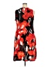 Mlle Gabrielle Print Red Cocktail Dress Size 2X - photo 2