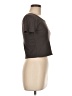 DAZY Brown Short Sleeve Top Size M - photo 4