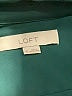 Ann Taylor LOFT 100% Polyester Green Long Sleeve Blouse Size M - photo 7