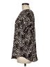 Buffalo by David Bitton 100% Polyester Animal Print Black Short Sleeve Blouse Size M - photo 5