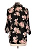 Iz Byer 100% Polyester Floral Black 3/4 Sleeve Blouse Size M - photo 2