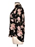 Iz Byer 100% Polyester Floral Black 3/4 Sleeve Blouse Size M - photo 5