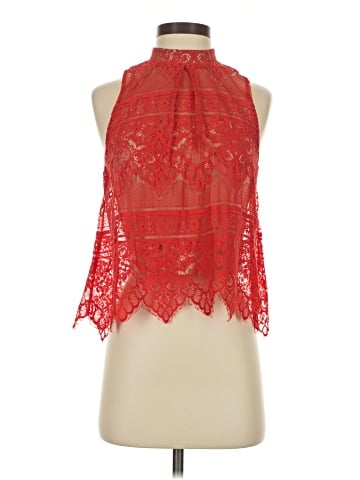 Love, Fire Sleeveless Blouse (view 1)