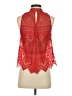 Love, Fire Red Sleeveless Blouse Size S - photo 2