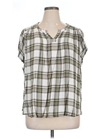 Cj Banks Short Sleeve Blouse (view 1)
