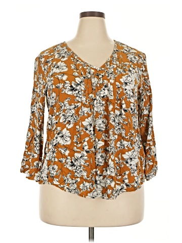 Fun2Fun 3/4 Sleeve Blouse (view 1)