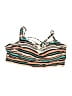 Torrid Stripes Green Swimsuit Top Size (6) - photo 1