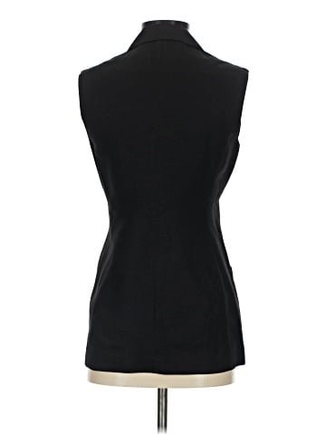 The Limited Black Collection Sleeveless Button-Down Shirt (view 2)
