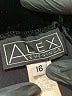 Alex Evenings Solid Black Silver Formal Skirt Size 16 - photo 4