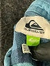 Quiksilver 100% Cotton Plaid Teal Blue Long Sleeve Button-Down Shirt Size 4 - photo 3