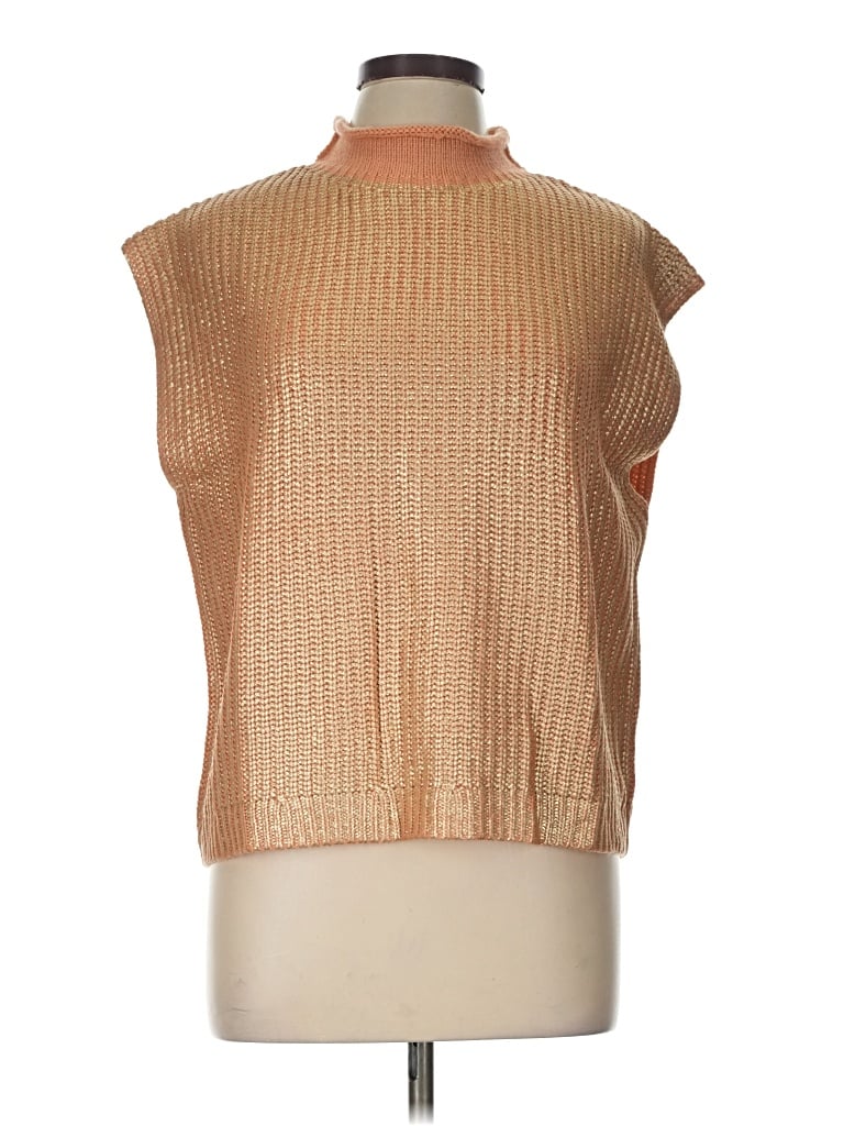 New Collection Sweater Vest In Brown