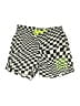 WESC 100% Polyester Checkered-gingham Green Board Shorts Size S - photo 1