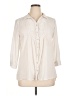 Bandolino Ivory 3/4 Sleeve Button-Down Shirt Size XXL - photo 1