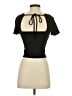 Shein Black Short Sleeve Top Size 4 - photo 2
