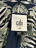 CAbi 100% Polyester Silver Short Sleeve Blouse Size M - photo 7