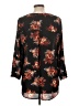 Daniel Rainn Floral Black 3/4 Sleeve Blouse Size L - photo 2