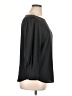 Lark & Ro 100% Polyester Black 3/4 Sleeve Top Size 14 - photo 4