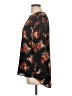 Daniel Rainn Floral Black 3/4 Sleeve Blouse Size L - photo 5