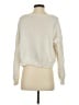 Debut Metallic Ivory Pullover Sweater Size S - photo 2