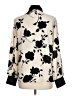 Shein Floral Ivory Long Sleeve Blouse Size L - photo 2