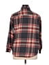 Old Navy 100% Cotton Plaid Gray Long Sleeve Button-Down Shirt Size L - photo 2