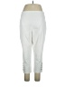 JM Collection Solid White Active Pants Size XL - photo 1
