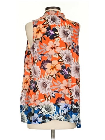 Jade by Johnny Was Sleeveless Silk Top (view 2)