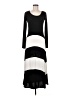 Unbranded Stripes Black Casual Dress Size M (estimated) - photo 1