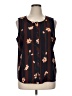 CAbi 100% Polyester Brown Sleeveless Blouse Size XL - photo 1