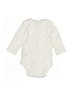 Carter's 100% Cotton Ivory Long Sleeve Onesie 3-6 MO / 6 MO - photo 2