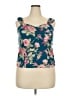 Torrid Teal Sleeveless Blouse Size 2X Plus (2) - photo 1