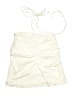 Shein Ivory White Halter Top Size XS - photo 2